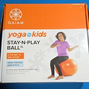 GAIAM Orange Stay-N-Play Ball XL for Kids